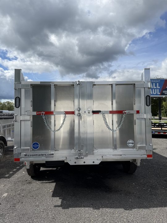 New 2027 Mission 7X14 High Side Dump Trailer 12K