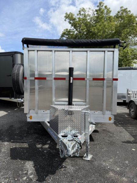 New 2027 Mission 7X14 High Side Dump Trailer 12K