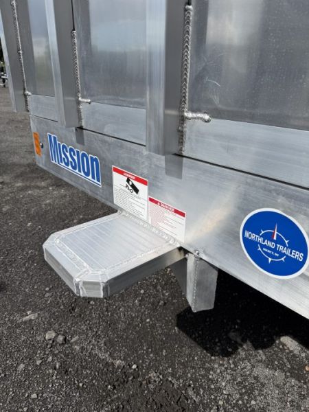 New 2027 Mission 7X14 High Side Dump Trailer 12K