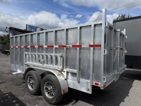 New 2027 Mission 7X14 High Side Dump Trailer 12K