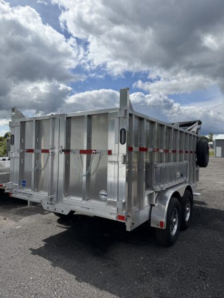 New 2027 Mission 7X14 High Side Dump Trailer 12K