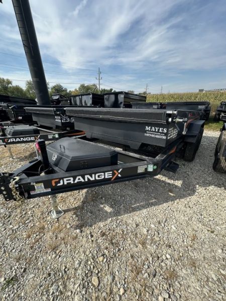New 2027 RAWMAXX DUMP 183A14BP14K Orange X 83X14 TA 19  SIDES (GVW:14000) MID KNIGHT BLACK