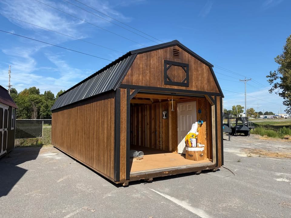 New 2026 Oak Ridge 12x32 Lofted Garage *REPO*