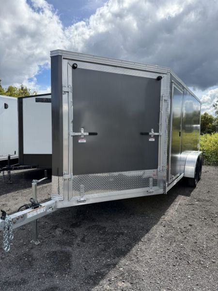 New 2027 E-Z Hauler 7X14 XLT Pro Enclosed Snowmobile Trailer 6K