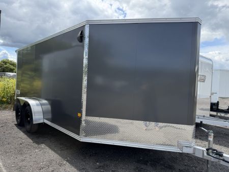 New 2027 E-Z Hauler 7X14 XLT Pro Enclosed Snowmobile Trailer 6K