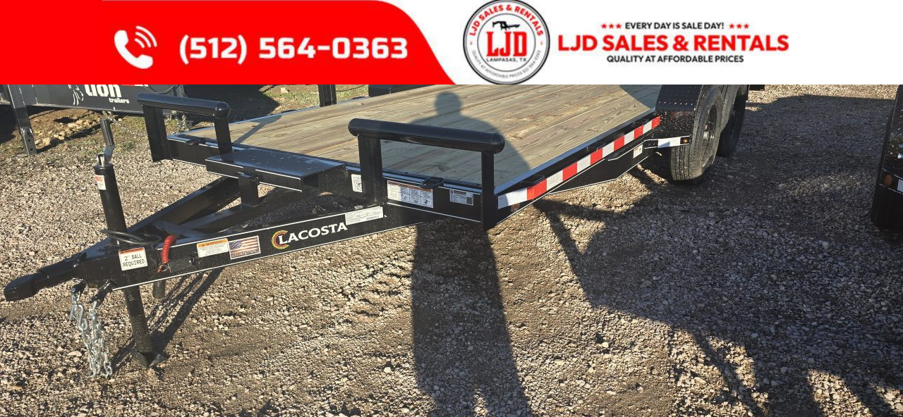 New 2027 Lacosta - 83" x 18' - Car Hauler - 7K GVWR