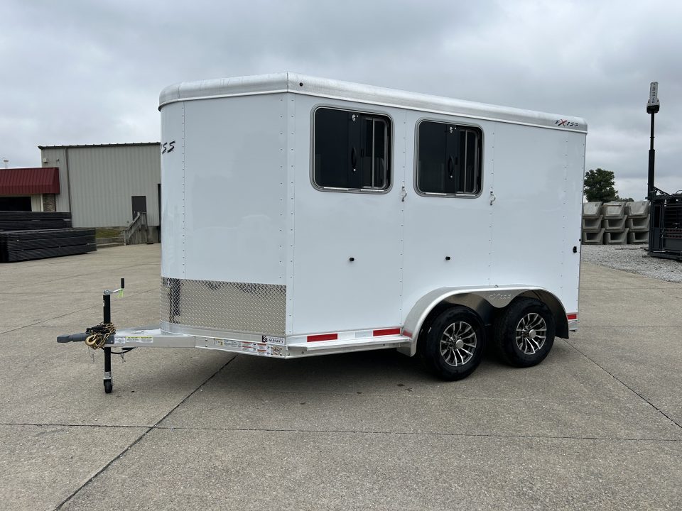 New 2027 Exiss Trailers Express 2 Horse Bumper Pull Horse Trailer