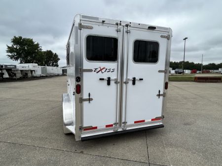 New 2027 Exiss Trailers Express 2 Horse Bumper Pull Horse Trailer