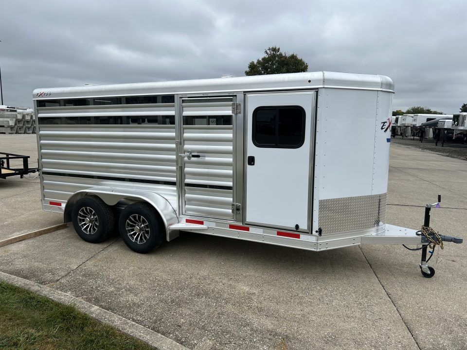 New 2027 Exiss Trailers Exhibitor 615A 6 Pen Stock Trailer