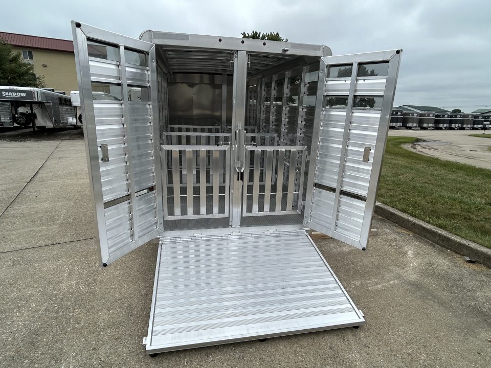 New 2027 Exiss Trailers Exhibitor 615A 6 Pen Stock Trailer