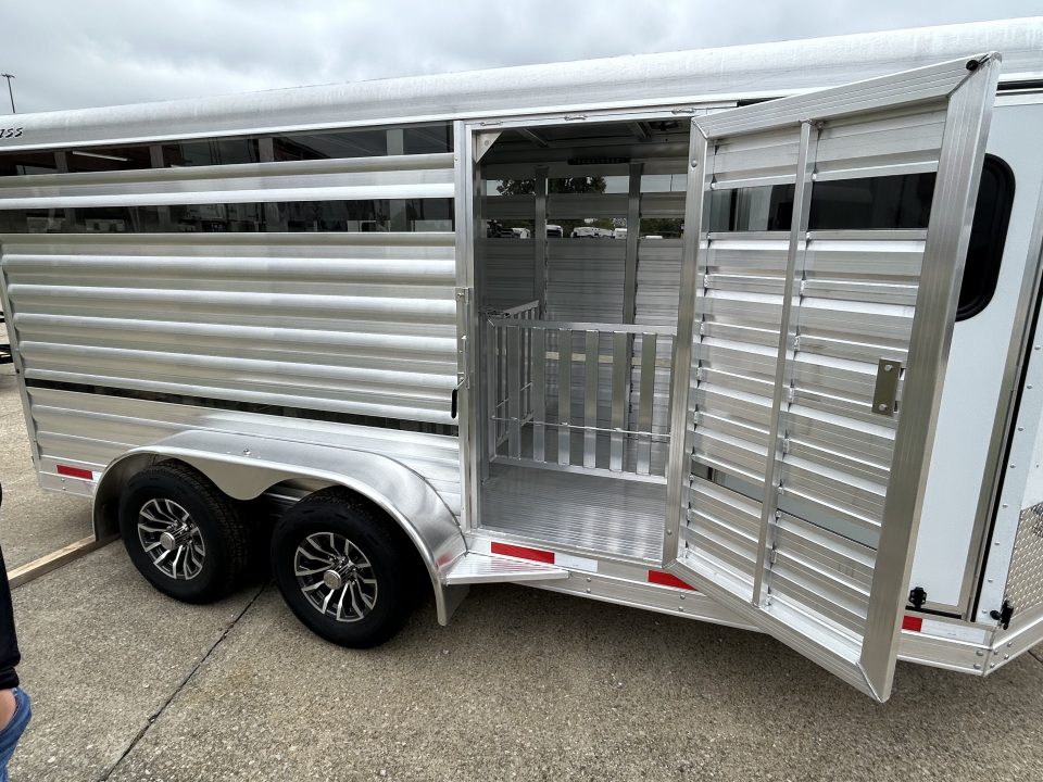 New 2027 Exiss Trailers Exhibitor 615A 6 Pen Stock Trailer