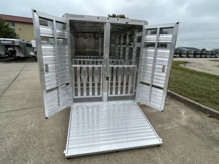 New 2027 Exiss Trailers Exhibitor 615A 6 Pen Stock Trailer