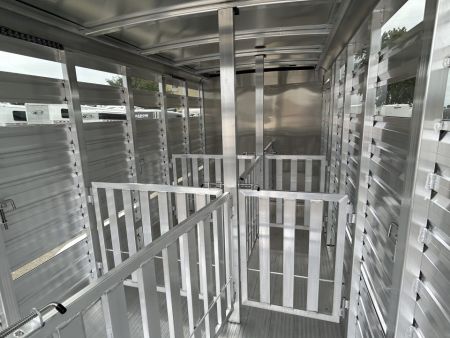 New 2027 Exiss Trailers Exhibitor 615A 6 Pen Stock Trailer