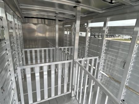 New 2027 Exiss Trailers Exhibitor 615A 6 Pen Stock Trailer