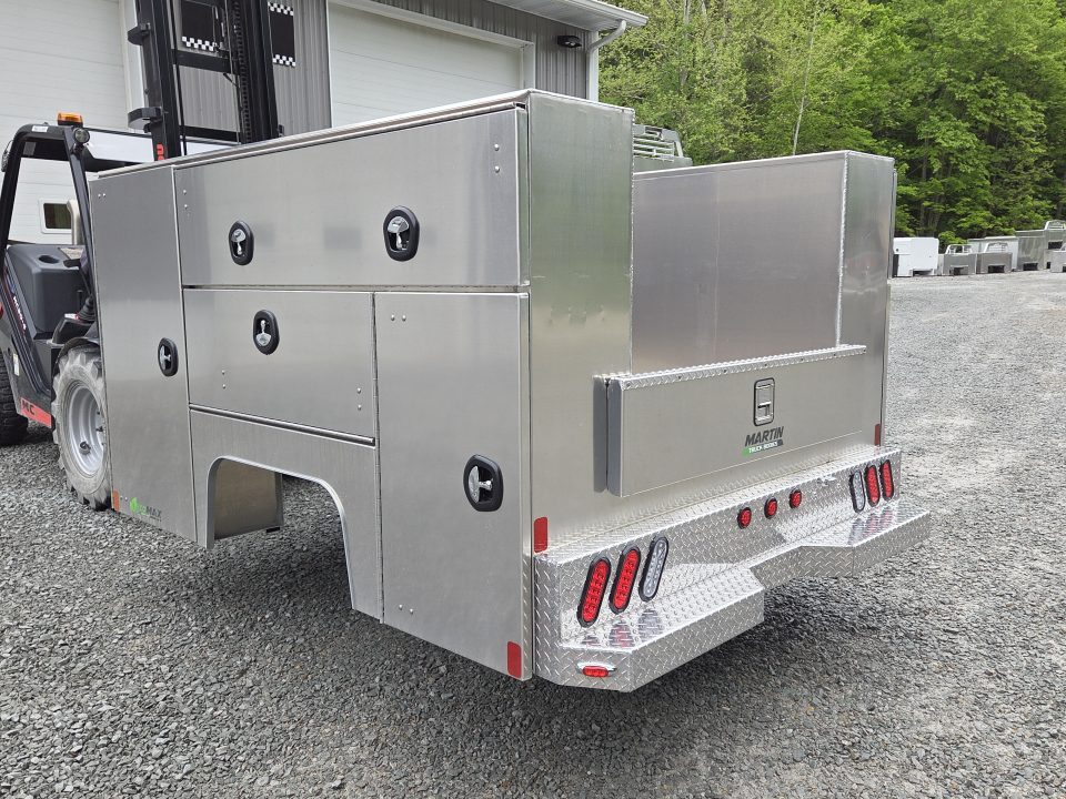 New Martin Truck Bodies Aluminum HSB Service Body 8' SRW HSB 57" Tall Compartments Service Bodies