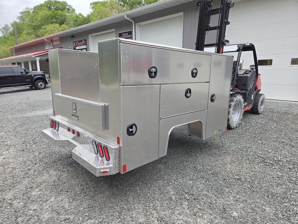 New Martin Truck Bodies Aluminum HSB Service Body 8' SRW HSB 57" Tall Compartments Service Bodies