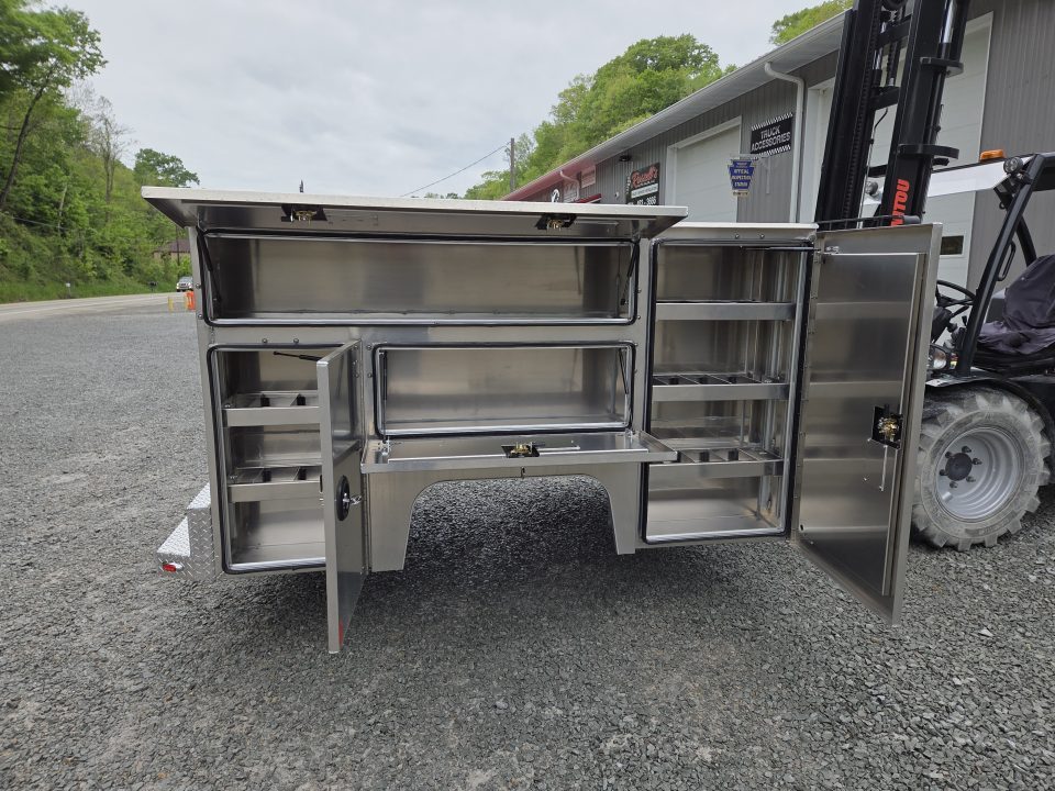 New Martin Truck Bodies Aluminum HSB Service Body 8' SRW HSB 57" Tall Compartments Service Bodies