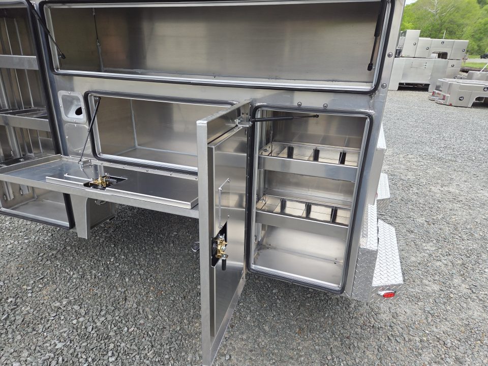 New Martin Truck Bodies Aluminum HSB Service Body 8' SRW HSB 57" Tall Compartments Service Bodies