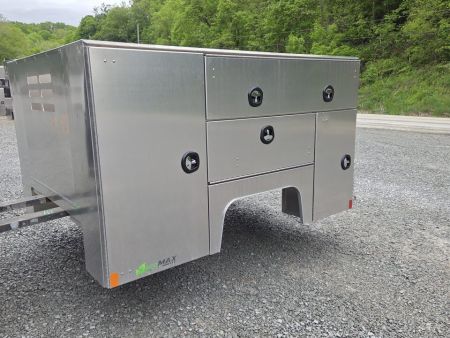 New Martin Truck Bodies Aluminum HSB Service Body 8' SRW HSB 57" Tall Compartments Service Bodies