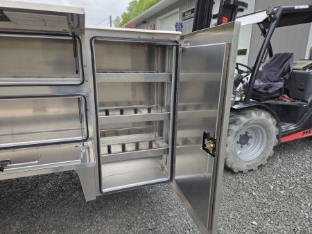 New Martin Truck Bodies Aluminum HSB Service Body 8' SRW HSB 57" Tall Compartments Service Bodies