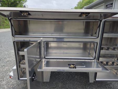 New Martin Truck Bodies Aluminum HSB Service Body 8' SRW HSB 57" Tall Compartments Service Bodies