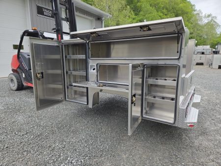 New Martin Truck Bodies Aluminum HSB Service Body 8' SRW HSB 57" Tall Compartments Service Bodies