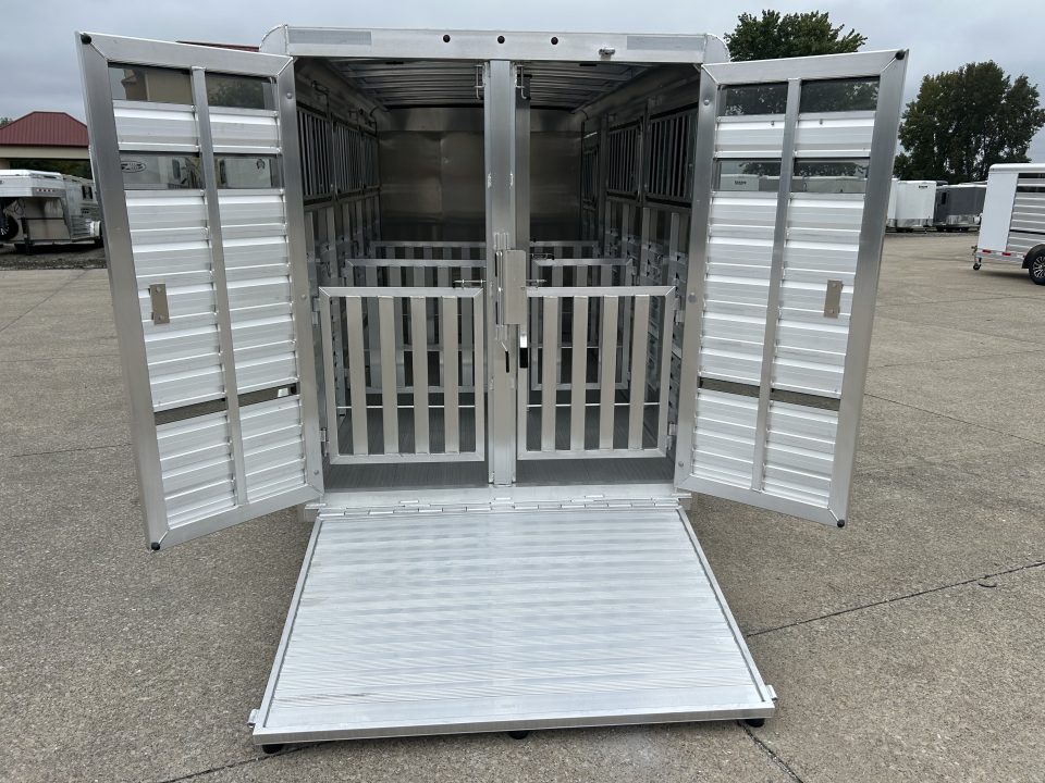 New 2027 Exiss Trailers Exhibitor 615W 6 Pen Stock Trailer