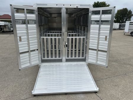 New 2027 Exiss Trailers Exhibitor 615W 6 Pen Stock Trailer