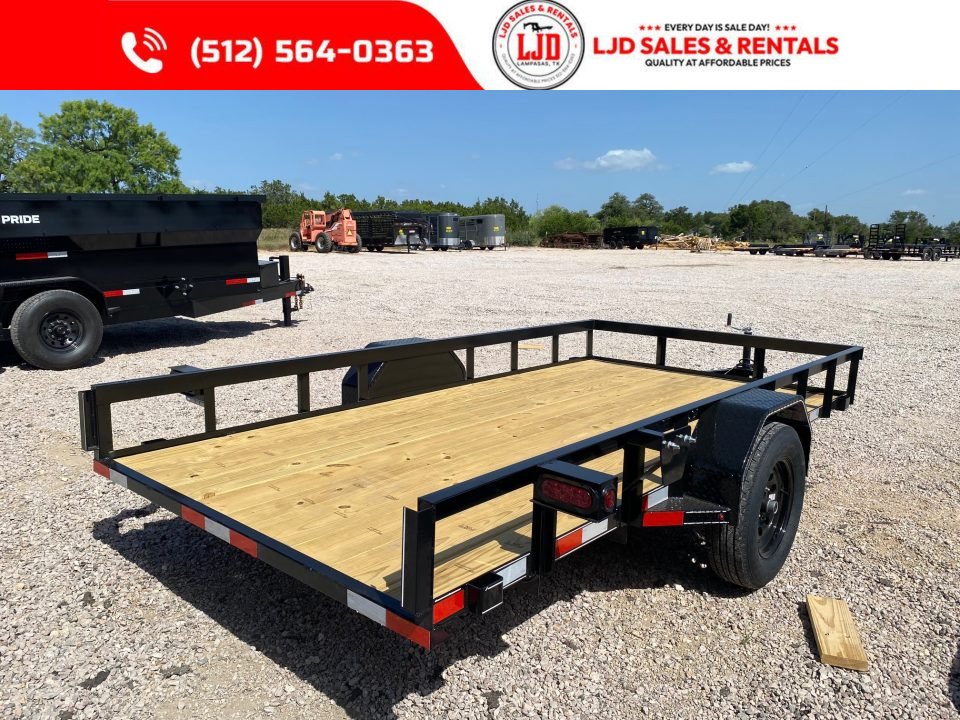 New 2027 Lacosta - 77" X 14' - Single axle - Utility Trailer - Tilt