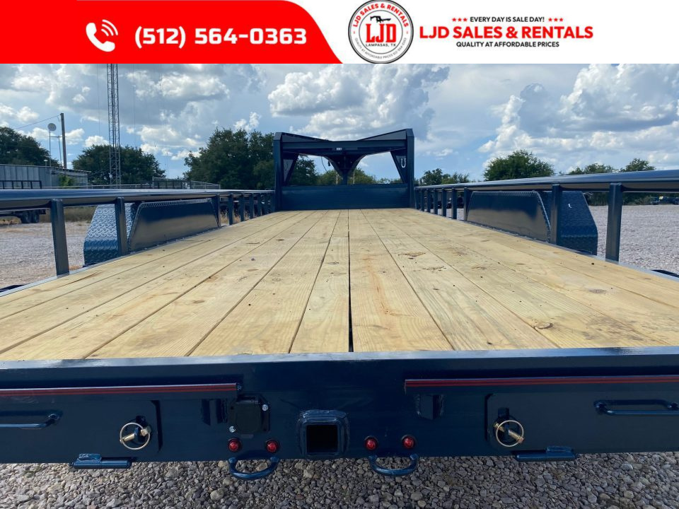 New 2027 Triple R - 22' Gooseneck Lowboy Trailer - 14 Ply Tires