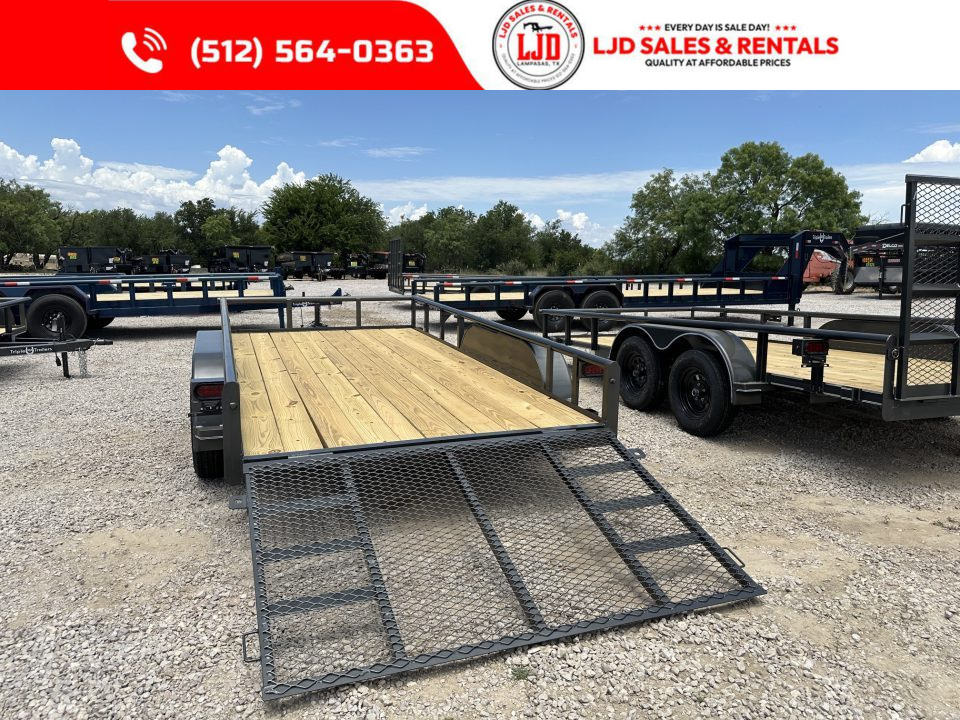 New 2027 Triple R - 77" x 14' - 4' Gate - Utility Trailer