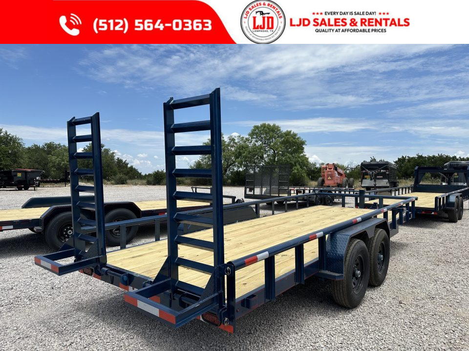 New 2027 Triple R -- 20' Equipment Trailer - 14K GVWR - Dexter Axles
