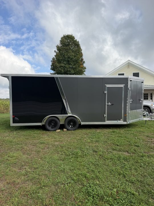 New 7.5x18 Mission Snowmobile Trailer