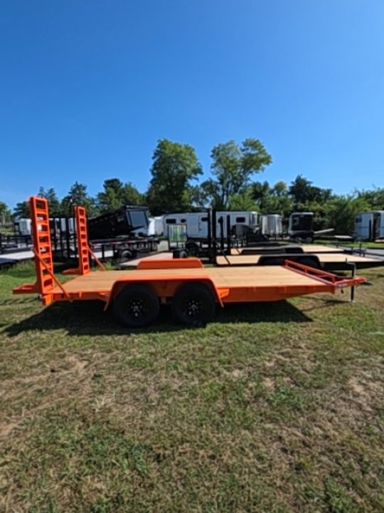 New 2027 BWISE 16ft non cdl flat trailer Flatbed Trailer