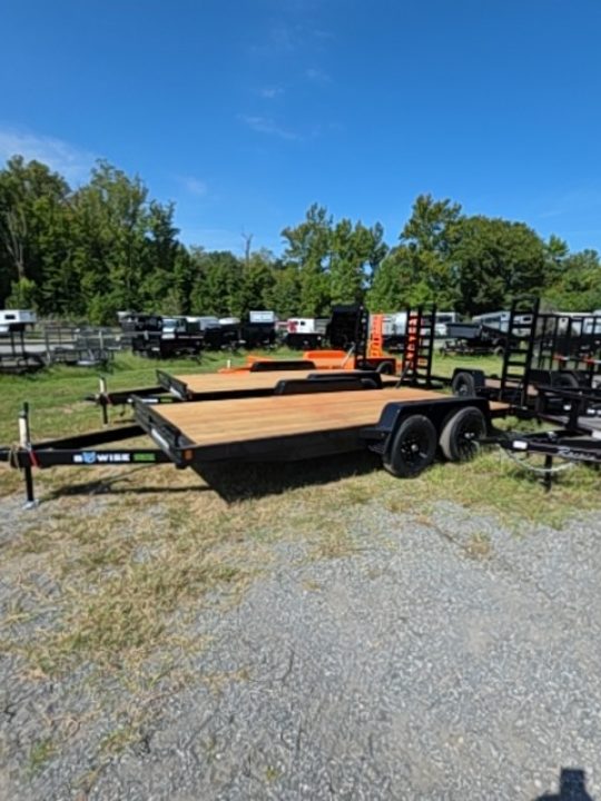New 2027 BWISE 16ft non cdl flat trailer Flatbed Trailer