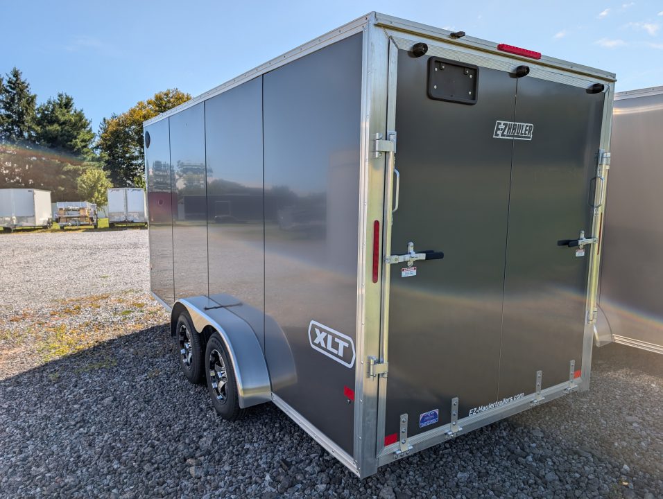 New 2027 E-Z Hauler EZEC7X16 XLT-P Cargo / Enclosed Trailer, 7 FOOT 1 INCH INTERIOR HEIGHT, .080 POLY SIDES, NO CANOPY, TORSION AXLES, FREE ALUMINUM WHEEL UPGRADE