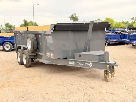 New 2027 Diamond T 7-16-3H Telescopic Dump W/ 7 Gauge Floor 8K Axles