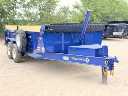 New 2027 Diamond T 7-16 Telescopic Dump W/ 7 Gauge Floor 8K Axles