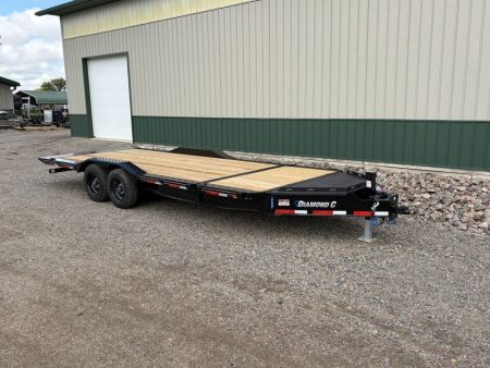 New 2027 22' 18K Diamond C - 102  Wide Tilt Trailer - HXD208