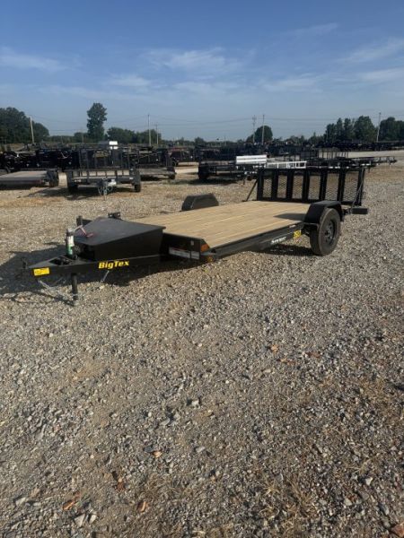 New 2027 Big Tex Trailers 35UT SINGLE AXLE UTILITY W/ BI-FOLD RAMP GATE/ 83X14 Utility Trailer