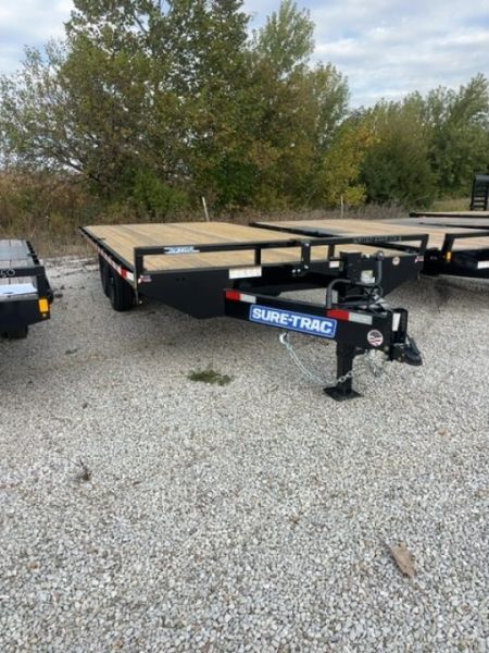 New 2027 SURE-TRAC 8.5 x 18 SD Deckover Flatbed 15K