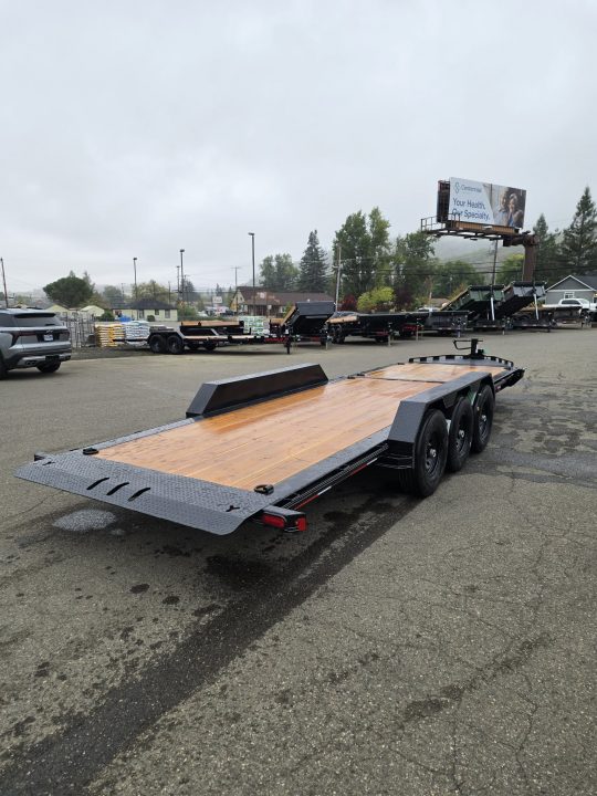 New EQUIPMENT SPLIT TILT 2027 Double A CT217-24 23000 GVWR TRIPLE AXLE TRAILER