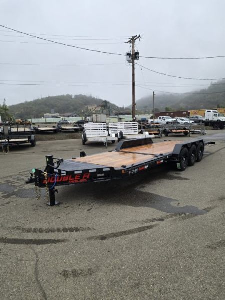 New EQUIPMENT SPLIT TILT 2027 Double A CT217-24 23000 GVWR TRIPLE AXLE TRAILER