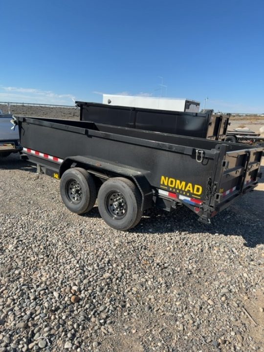 New 2027 Big Tex Trailers 7X14 DUMP TRAILER 14K WITH 2FT SIDES