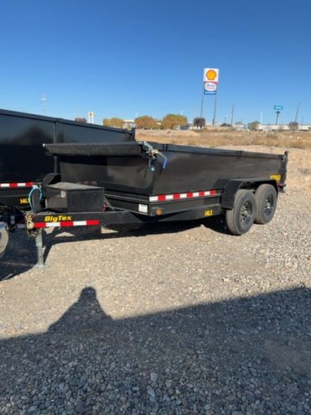 New 2027 Big Tex Trailers 7X14 DUMP TRAILER 14K WITH 2FT SIDES