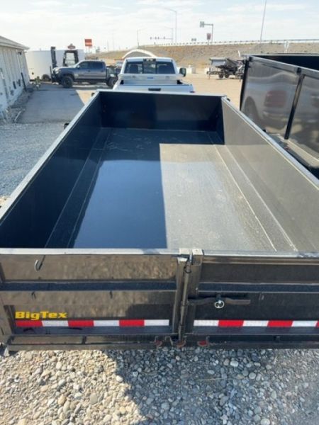 New 2027 Big Tex Trailers 7X14 DUMP TRAILER 14K WITH 2FT SIDES