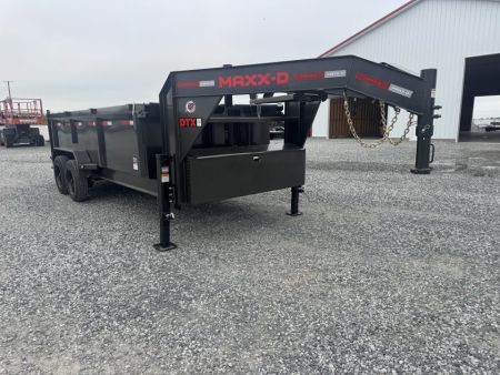New 2027 MAXX-D DTX 83 x16' 16,000# Gooseneck GVWR Dump Trailer