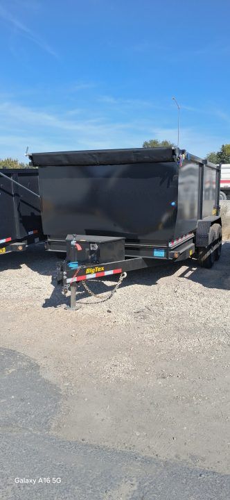 New 2027 Big Tex Trailers 7X14 DUMP TRAILER 14K WITH 4FT SIDES