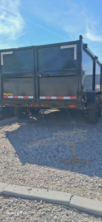 New 2027 Big Tex Trailers 7X14 DUMP TRAILER 14K WITH 4FT SIDES