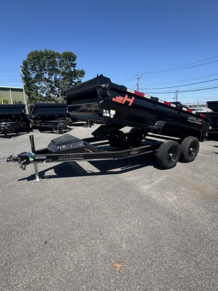 New 2026 Horizon Trailers HZ6 77 X12' Dump Trailer Ramps & Tarp